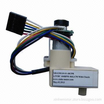 XH-GM130-48CPR plastic gear motor with encoder of robot